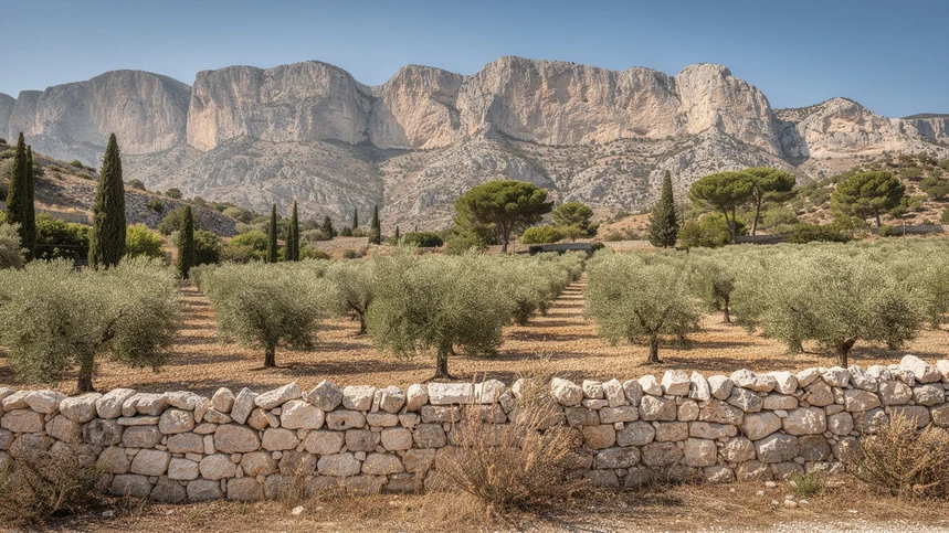 Crêtes calcaires des Alpilles